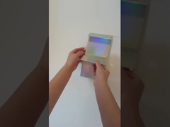 Logo personnalisé Boîte à couvercle à volets magnétiques Boîtes cadeaux de Noël pliables Boîtes pliables en gros