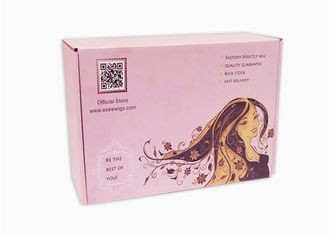 OEM ODM Hair Extension Packaging Boxes C1S C2S Art PE Coating Paper