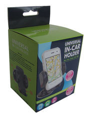 Recycled CMYK Custom Packaging Boxes For Universal Phone Holder