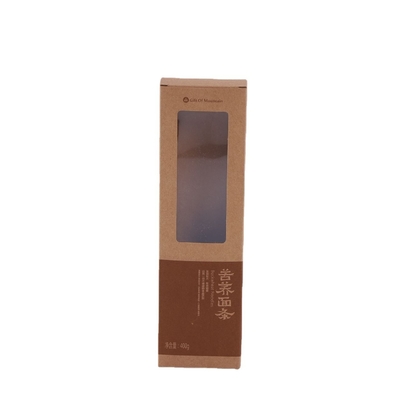 acheter Boîte imprimée de nouilles de papier d'emballage de Brown avec l'emballage sur mesure de fenêtre online manufacture