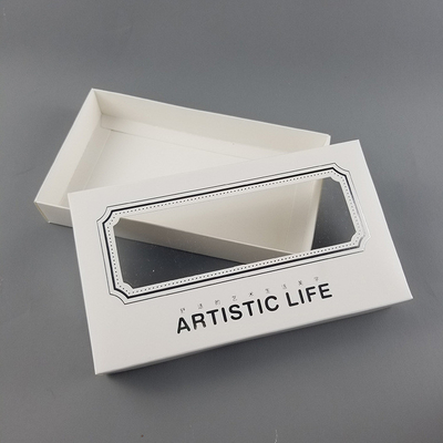 acheter Boîte de papier imprimée avec l'usine de empaquetage de boîtes d'habillement fait sur commande clair de couvercle online manufacture