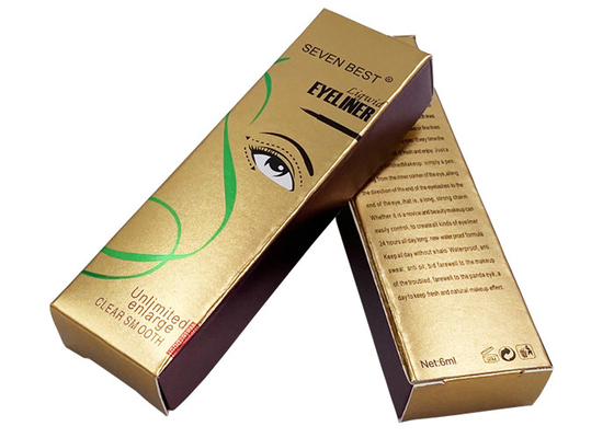 acheter Commander des boîtes en carton d'or de luxe imprimées Eye Liner Emballage en gros online manufacture