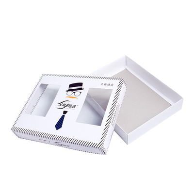 acheter Usine en ligne de boîte de fenêtre de boîte d'emballage de vêtement de papier se pliant faite sur commande à vendre online manufacture