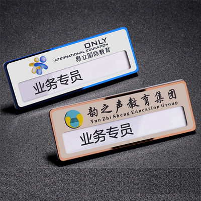 acheter Emblème de nom en acier inoxydable personnalisé avec logo et étiquette de nom premium online manufacture