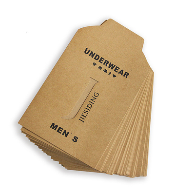 acheter La poche de papier plate imprimée faite sur commande de Papier d'emballage enveloppe le paquet de fenêtre d'habillement de sacs online manufacture