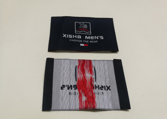 acheter Le nom tissé par labels de couture personnalisé étiquette les labels tissés de cou avec Logo Manufacturer online manufacture