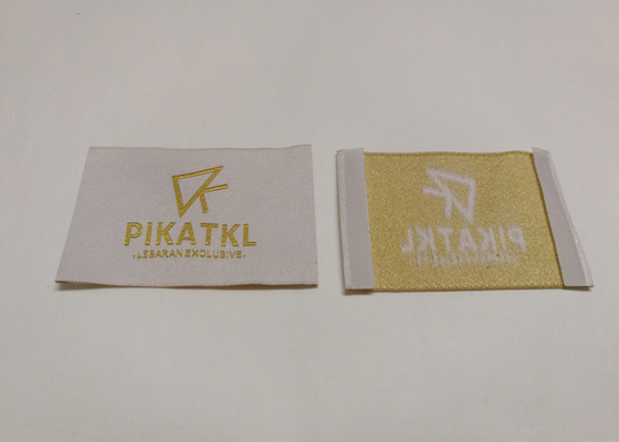 acheter Le label tissé de couture personnalisé étiquette le matériel de polyester/fils de coton pour l'habillement online manufacture