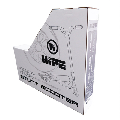 Un bon prix. La coutume a imprimé le fabricant de empaquetage de papier ondulé fort de boîtes de scooter en ligne