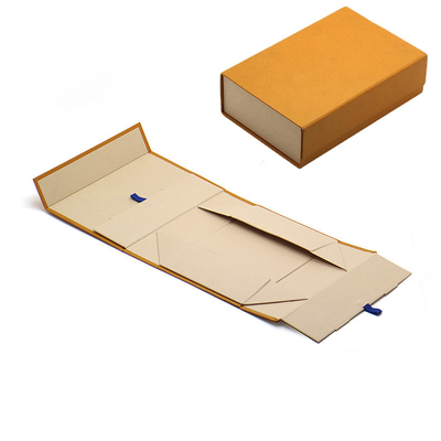 Un bon prix. Boîtes cadeaux en carton pliables recyclées Boîtes d'emballage à bout de porte avec impression de conception en ligne
