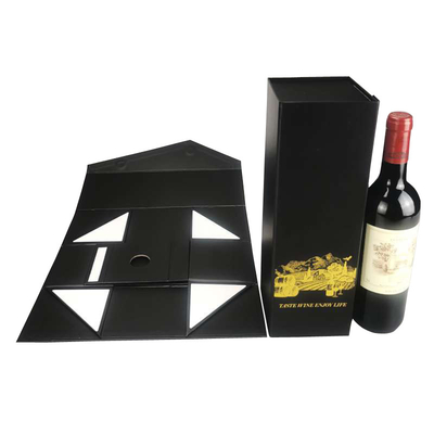 Un bon prix. Impression de logo Boîtes à vin Boîtes à vin en carton Boîtes à vin en gros en ligne