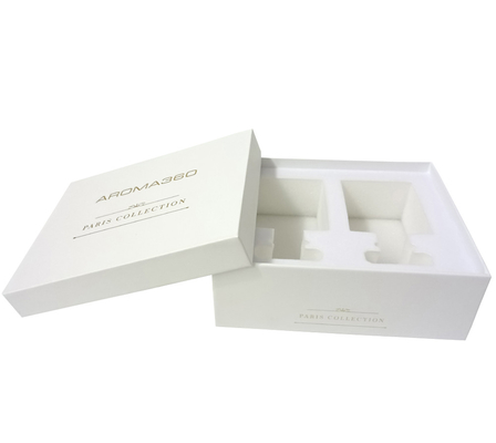 Un bon prix. Boîte cadeau cosmétique à logo personnalisé bon marché Emballage bougie Emballage boîtes de présentation avec couvercle en ligne