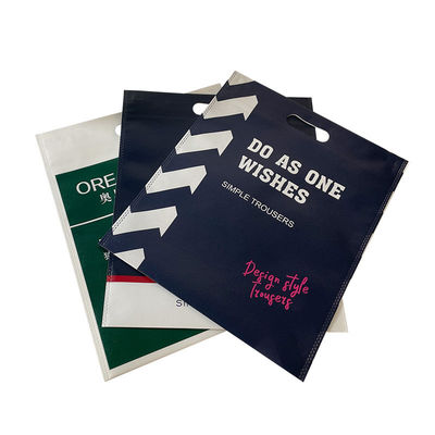 Un bon prix. D Cut Non Woven Carry Bag avec le logo imprimé en ligne