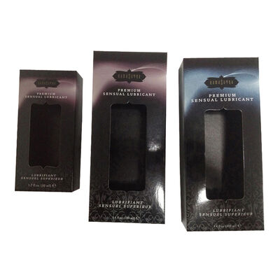 Boîtes cosmétiques imprimées sur mesure avec fenêtre. Emballage en papier de luxe avec logo en feuille chaude pour produits de beauté et de soins de la peau.