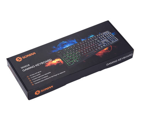 Un bon prix. Cartons d'expédition à mur unique imprimés faits sur commande de clavier du carton 32ECT ondulé en ligne
