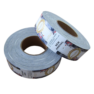 Un bon prix. Étiquettes du fabriquant de papier réutilisées de vêtement fait sur commande de petit pain avec le fabricant d'impression d'illustration en ligne