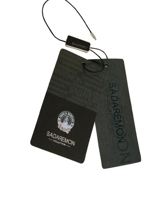 Un bon prix. A annoncé la marque de papier Hang Tags And Labels Perforated d'habillement que le vêtement étiquette l'impression en ligne