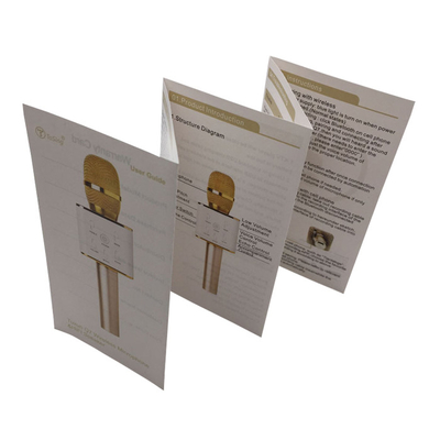 Un bon prix. Taille adaptée aux besoins du client enduite brillante de vente de livret d'impression d'affiche commerciale de service en ligne
