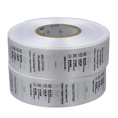 Un bon prix. Les symboles d'instruction de soin d'habillement roulent des symboles de lavage lavant des labels sur des vêtements en ligne