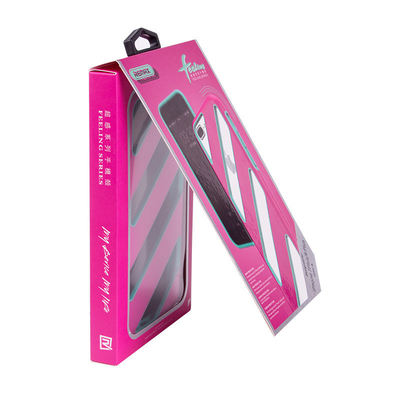 Un bon prix. Boîte de couleur de empaquetage de papier imprimée par coutume de fenêtre de couvercle pour le cas de téléphone en ligne
